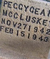 Peggy Gean McCluskey Peggy Gean McCluskey