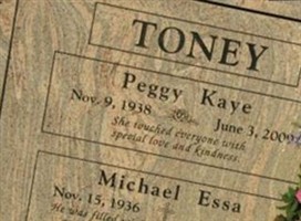 Peggy Kaye Lucas Toney