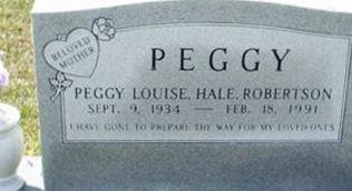 Peggy Louise Hale Roberson