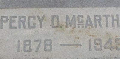 Percy Duncan McArthur Percy Duncan McArthur