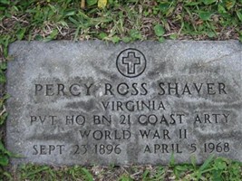 Percy Ross Shaver