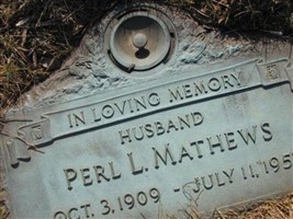 Perl L Mathews Perl L Mathews