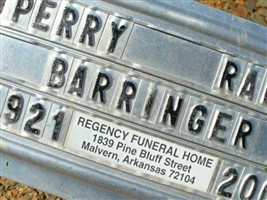 Perry Ralph "Slim" Barringer Perry Ralph "Slim" Barringer