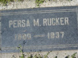Persa M Rucker