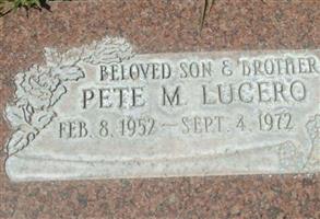 Pete Michael Lucero