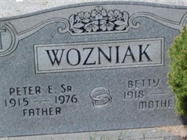 Peter E. Wozniak, Sr Peter E. Wozniak, Sr