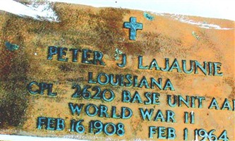 Peter J. LaJAUNIE Peter J. LaJAUNIE