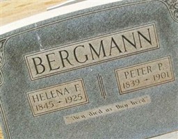 Peter P. Bergmann Peter P. Bergmann