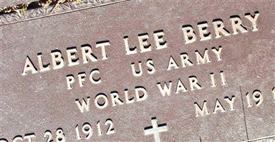 PFC Albert Lee Berry