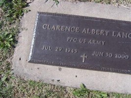 PFC Clarence Albert Lang PFC Clarence Albert Lang