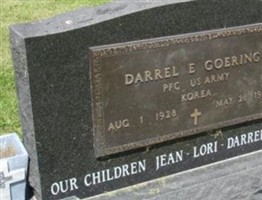 PFC Darrel E Goering PFC Darrel E Goering