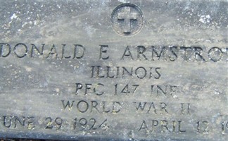 PFC Donald E Armstrong PFC Donald E Armstrong