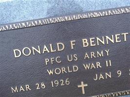 PFC Donald F. Bennett