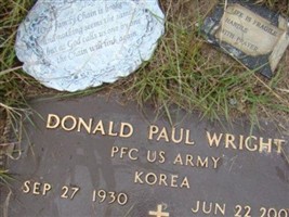 PFC Donald Paul Wright