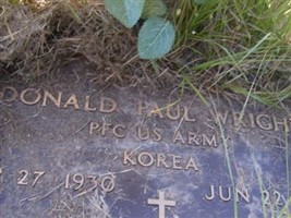 PFC Donald Paul Wright