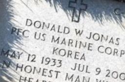 PFC Donald W Jonas