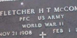 PFC Fletcher H T Mccomb PFC Fletcher H T Mccomb