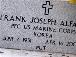 PFC Frank Joseph Alfano