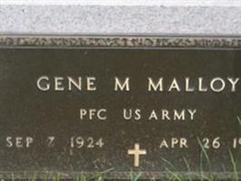 PFC Gene M Malloy