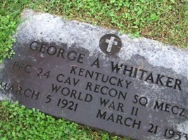 PFC George Albert Whitaker