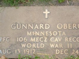 PFC Gunnard Oberg