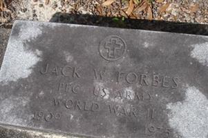 PFC Jack W Forbes