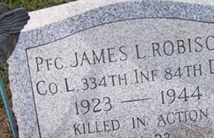 Pfc James L. Robison Pfc James L. Robison