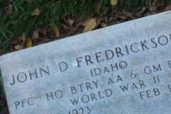 PFC John D. Fredrickson, Jr