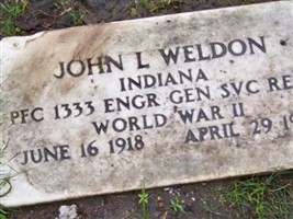 PFC John L Weldon PFC John L Weldon