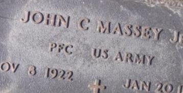 PFC John C Massey, Jr
