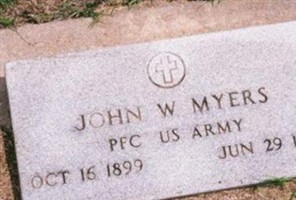 PFC John W Myers
