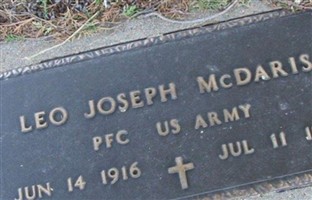 PFC Leo Joseph McDaris PFC Leo Joseph McDaris