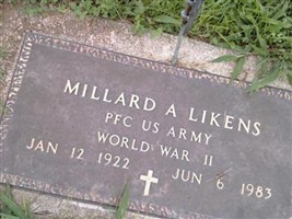 PFC Millard A. Likens PFC Millard A. Likens