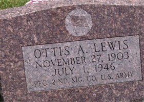 PFC Ottis A. Lewis