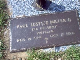 PFC Paul Justice Miller, II