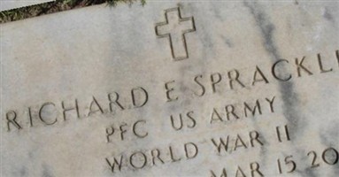 PFC Richard E Spracklin