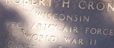PFC Robert H. Cronk, Jr