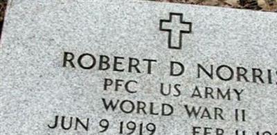 PFC Robert D Norris