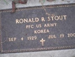 PFC Ronald R Stout PFC Ronald R Stout