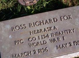 PFC Ross Richard Fox