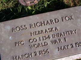 PFC Ross Richard Fox PFC Ross Richard Fox