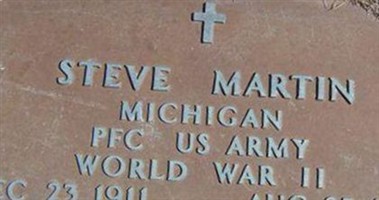 PFC Stephan J. "Steve" Martin PFC Stephan J. "Steve" Martin