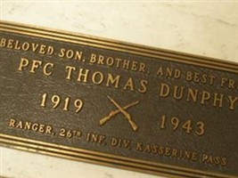 PFC Thomas F Dunphy