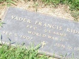 PFC Vader Francis Ridge