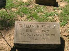 PFC William H Snyder