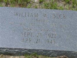 PFC William W Beck