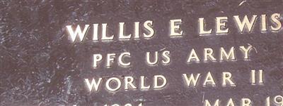 PFC Willis E. Lewis