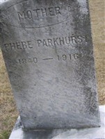 Phebe Kittell Parkhurst Phebe Kittell Parkhurst