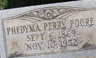 Phedyma Perry Poore