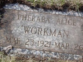 Pheraba Alice Workman
